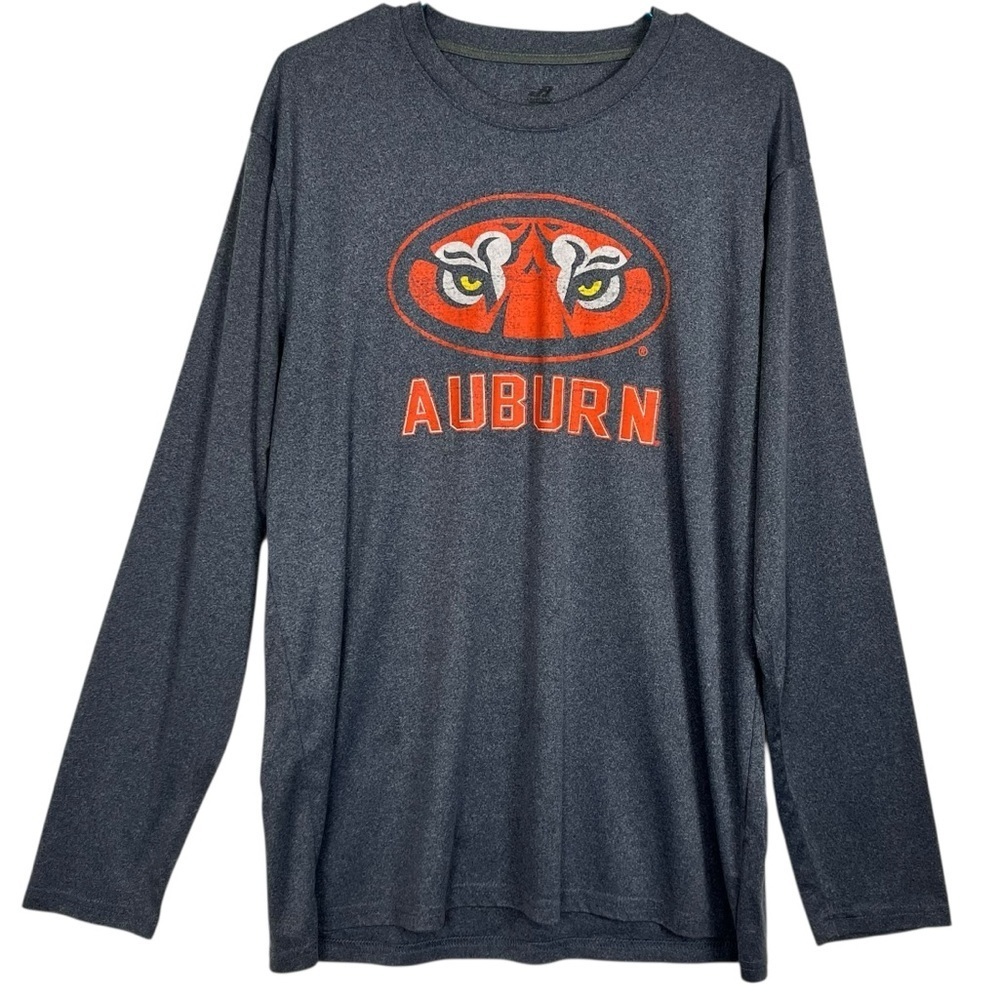 Auburn Tigers Long Sleeve Shirt Men’s Large Blue NCAA College Team Tee